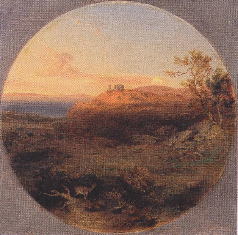 Carl Rottmann Landscape on the island of Aegina china oil painting image